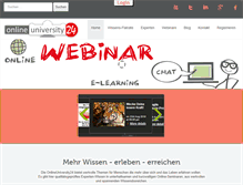 Tablet Screenshot of onlineuniversity24.net